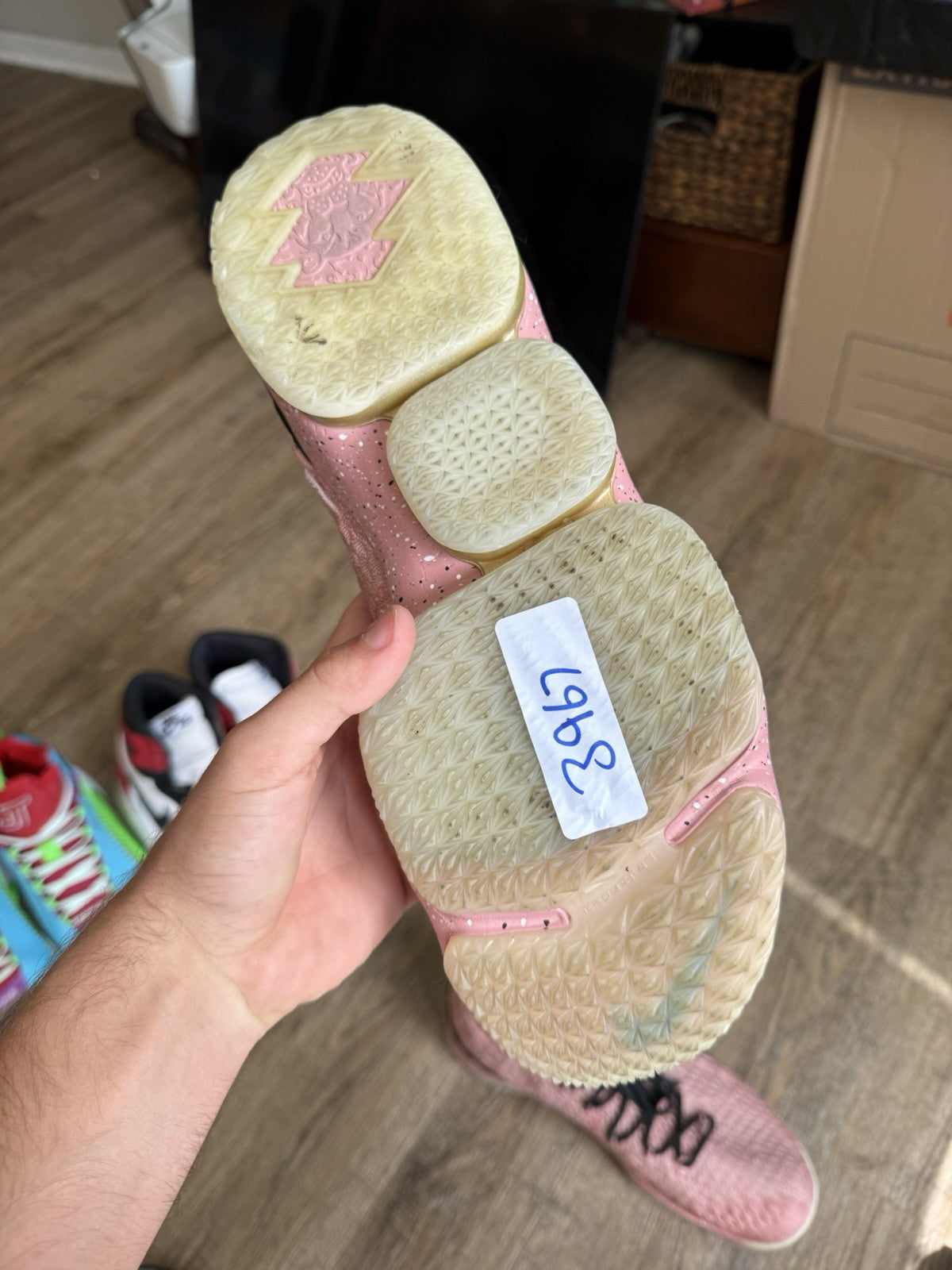 Size 14 - Nike LeBron 15 Rust Pink