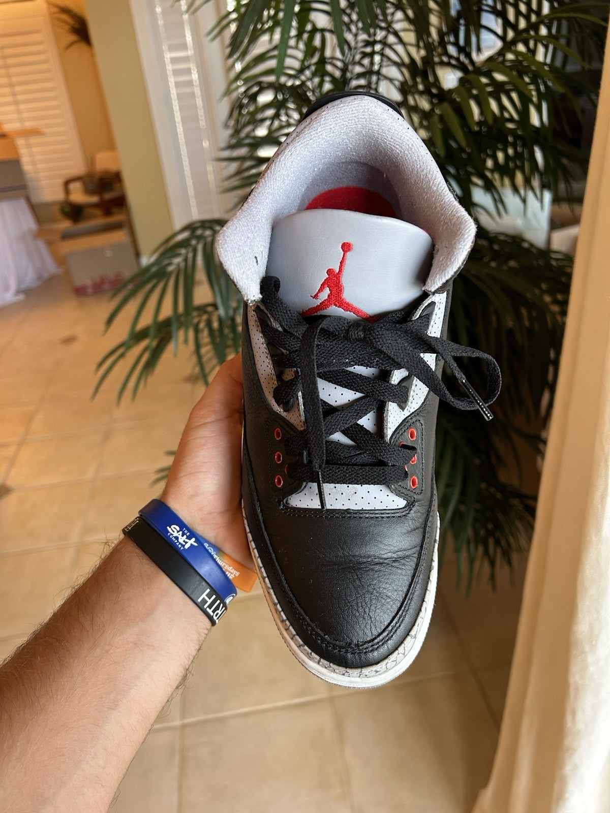 Air Jordan 3 Reimagined Black Cement 2024 Size 9