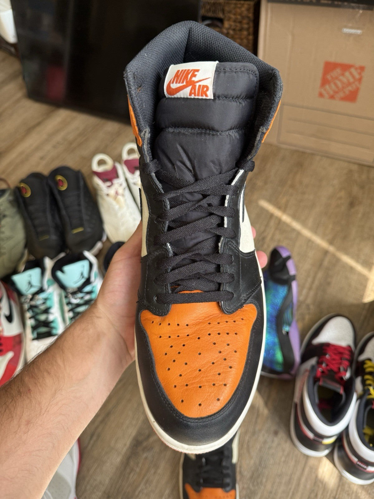 Size 14 - Jordan 1 Retro High OG Shattered Backboard (2015)