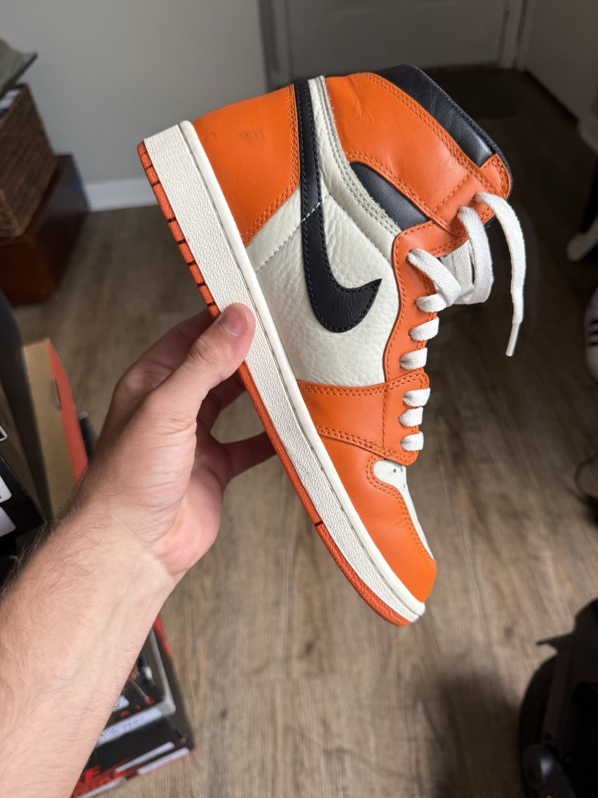 Size 8 - Jordan 1 Retro High Reverse Shattered Backboard