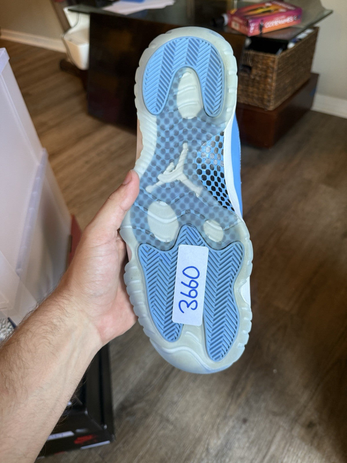 Size 11 - Jordan 11 Retro Low UNC Blue