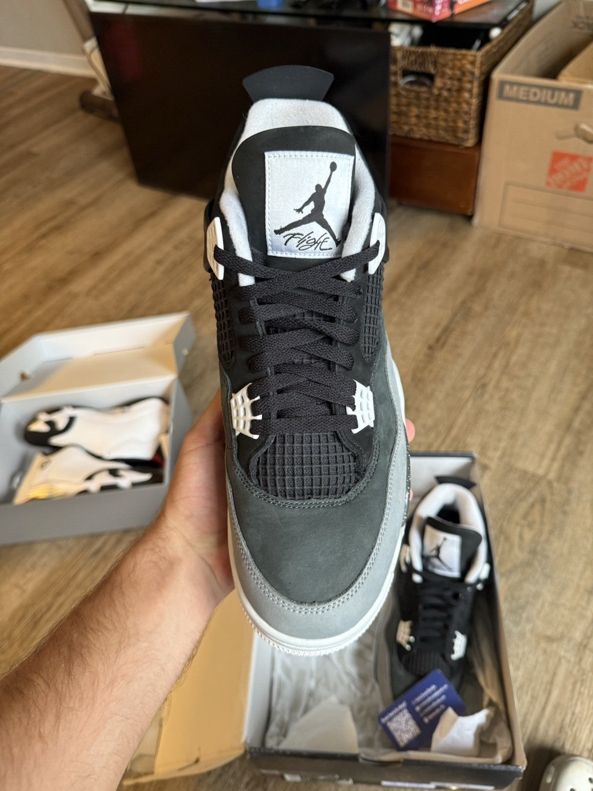 Size 11.5 - Jordan 4 Retro Fear (2024)