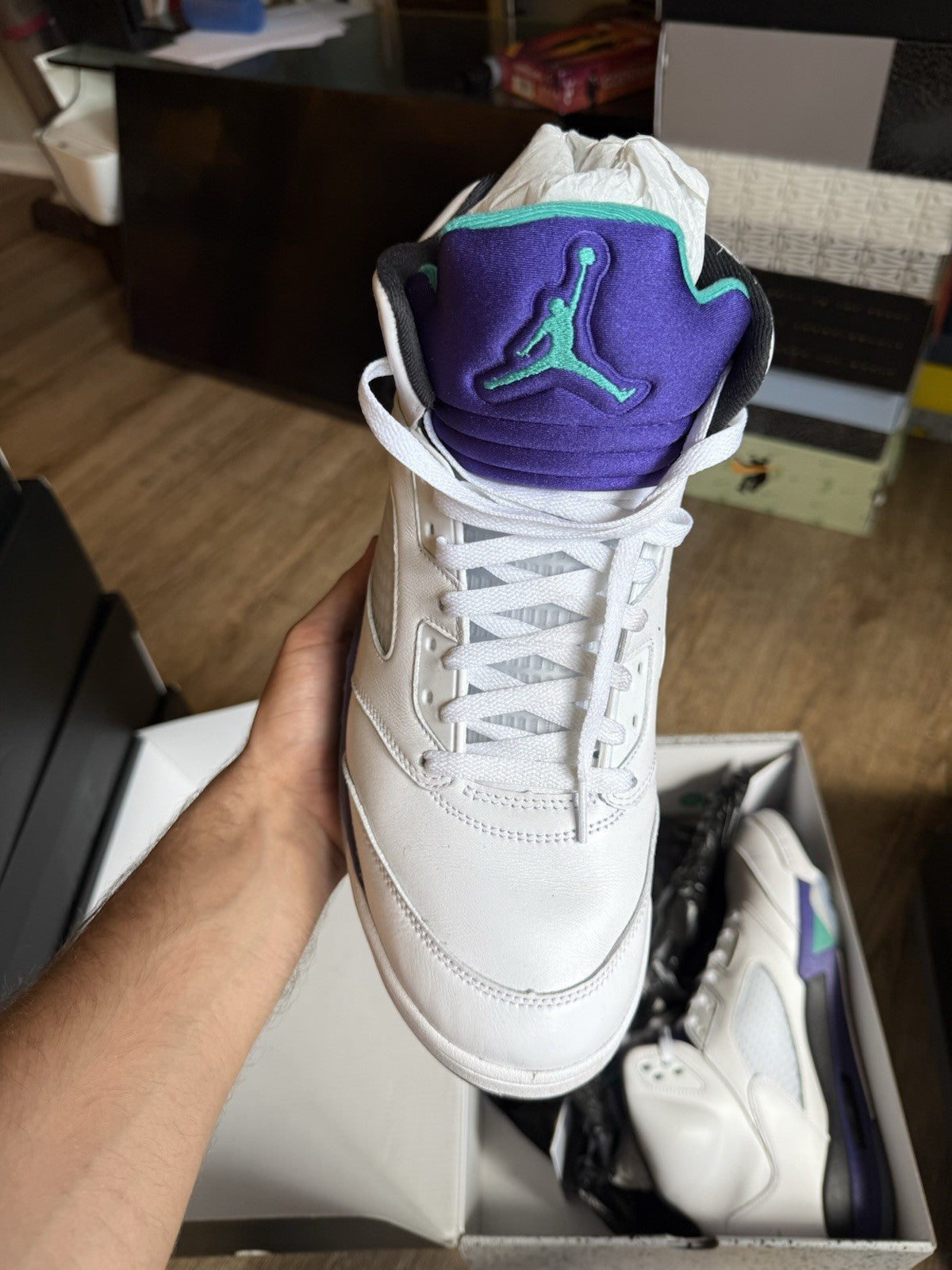 Size 13 - Jordan 5 Retro Grape (2025)