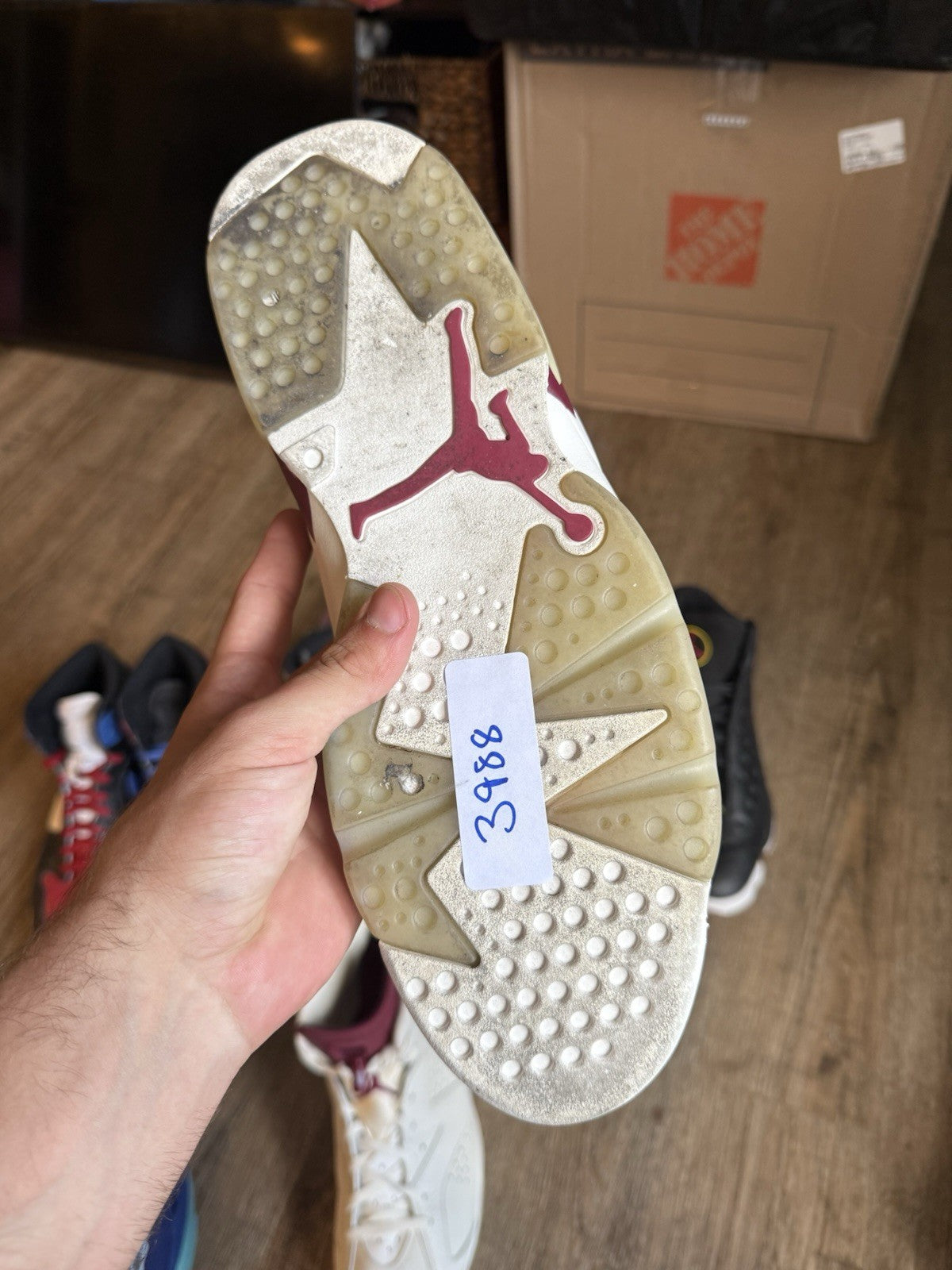 Size 14 - Jordan 6 Retro Maroon (2015)