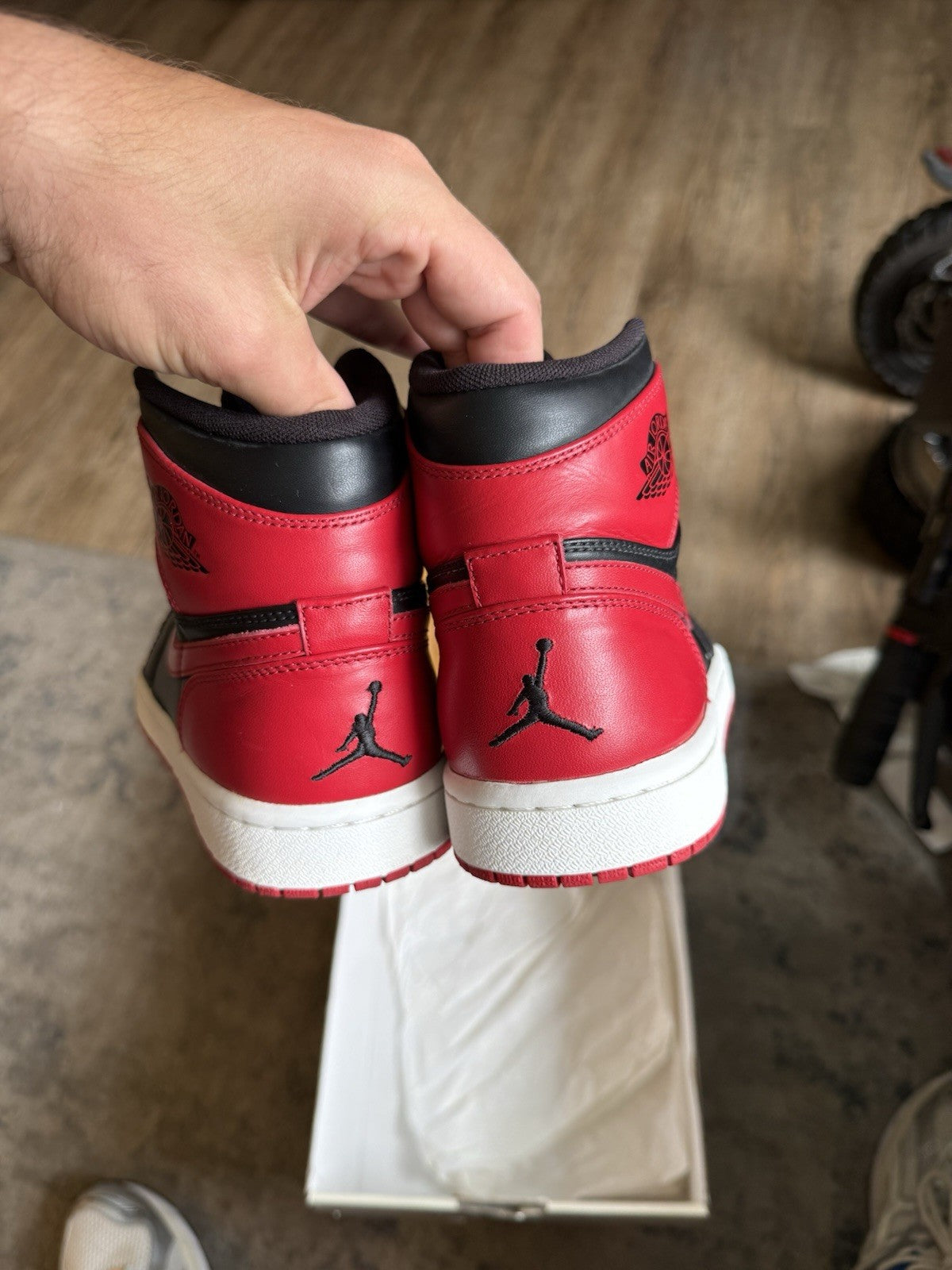 Size 7.5 - Air Jordan 1 Retro DMP High Bulls Celtics Pack (Lightly Worn)