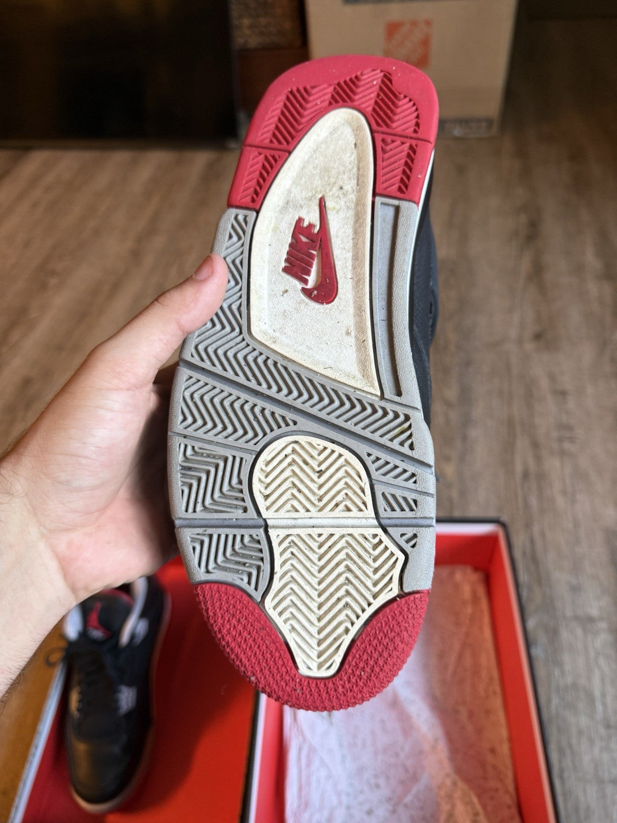 Size 9 - Jordan 4 Retro Bred Reimagined