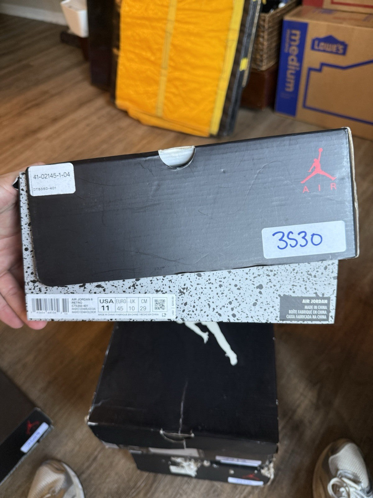 Size 11 - Air Jordan 6 Retro Washed Denim