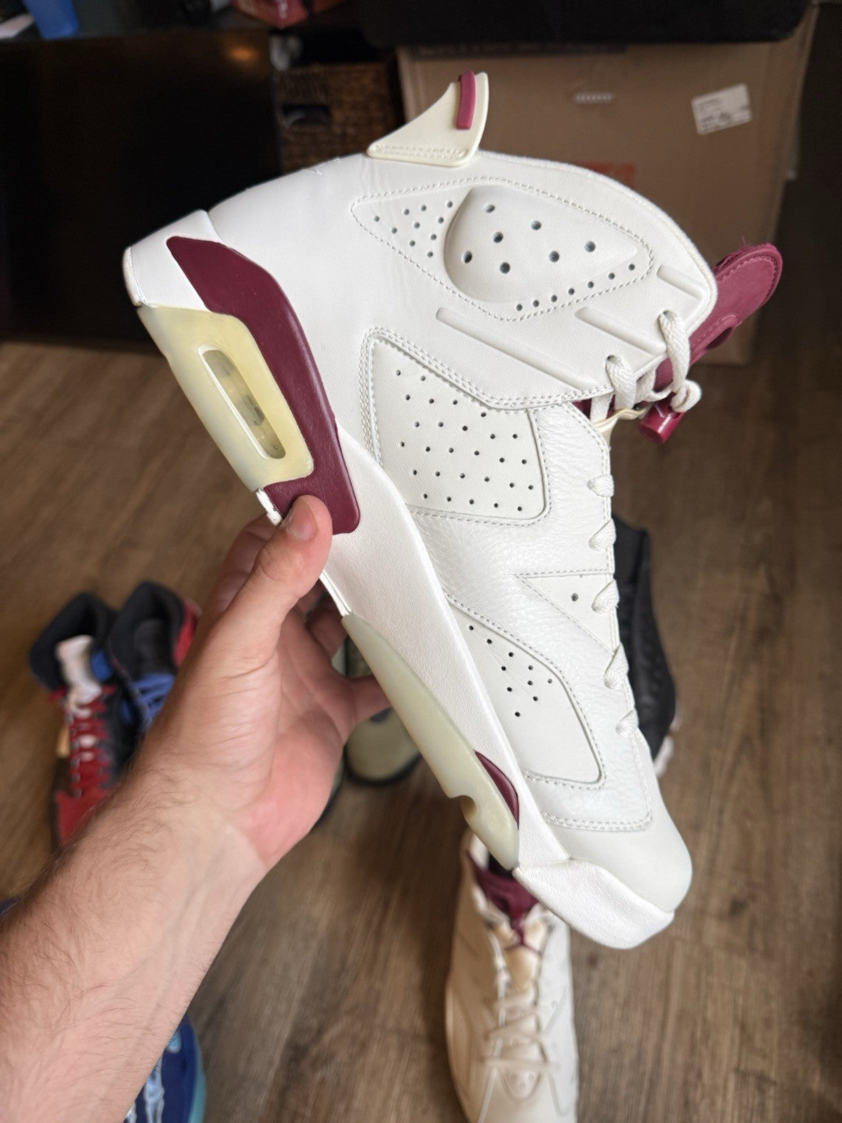 Size 14 - Jordan 6 Retro Maroon (2015)