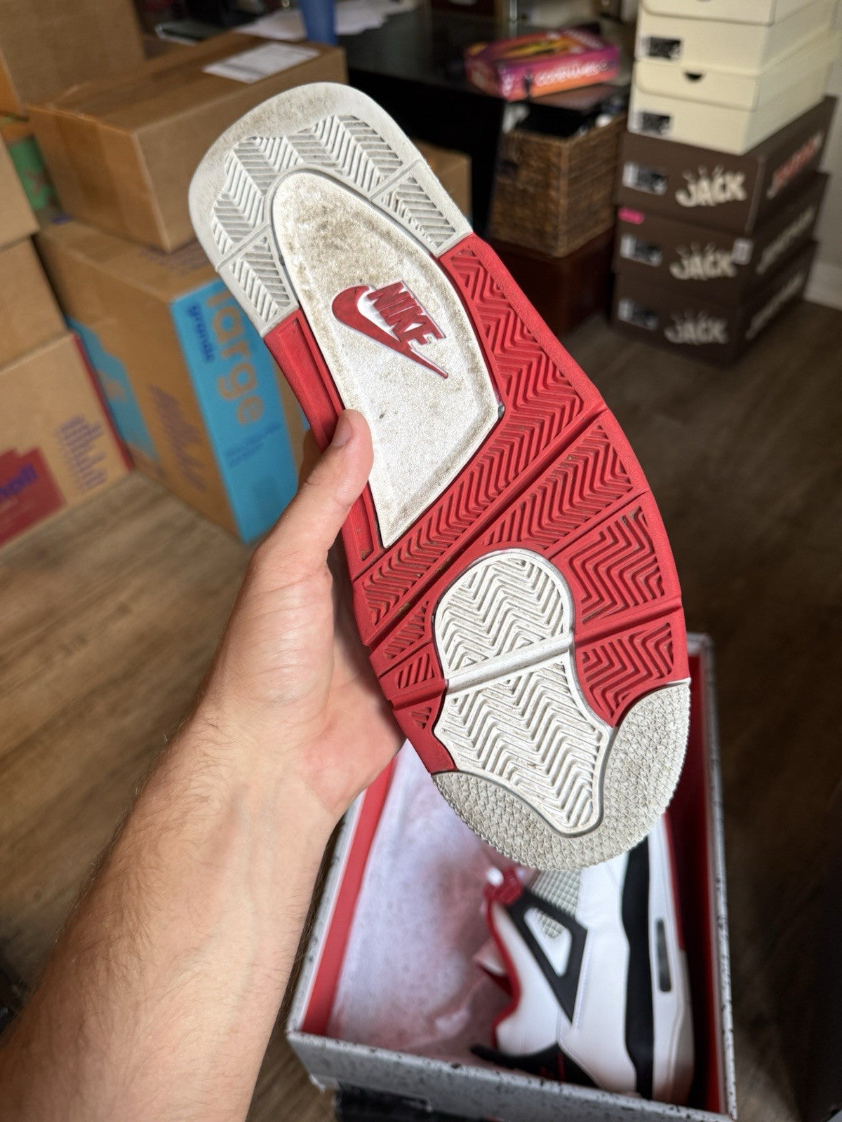 Size 13 - Jordan 4 Retro Fire Red (2020)