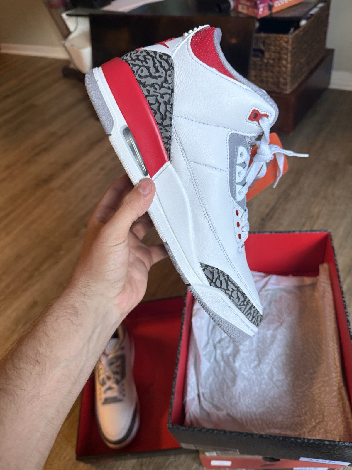 Size 11 - Jordan 3 Retro Mid Fire Red