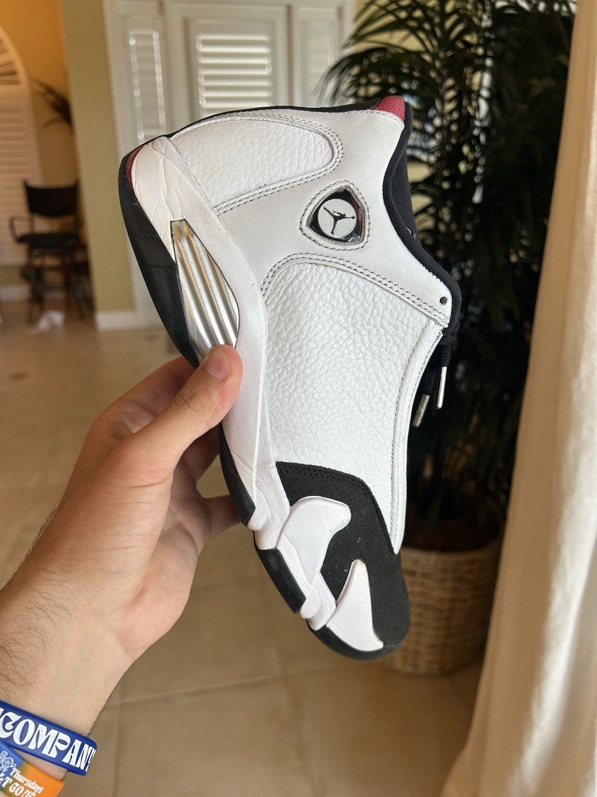Air Jordan 14 Black Toe 2024 Size 9 487471-160