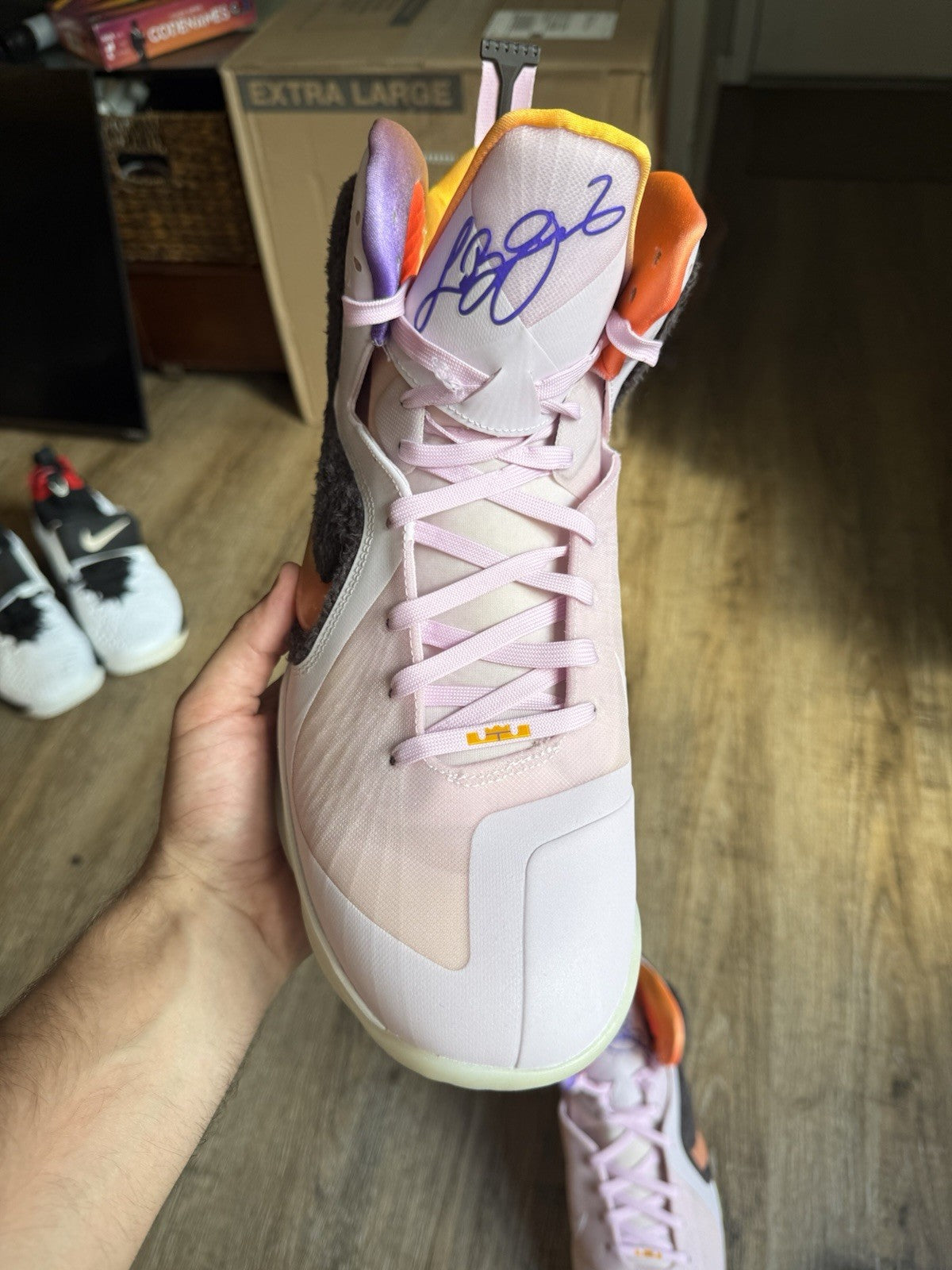 Size 14 - Nike LeBron 9 Regal Pink