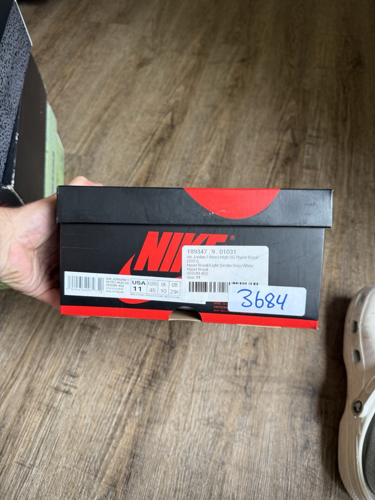 Size 11 - Jordan 1 Retro High Hyper Royal