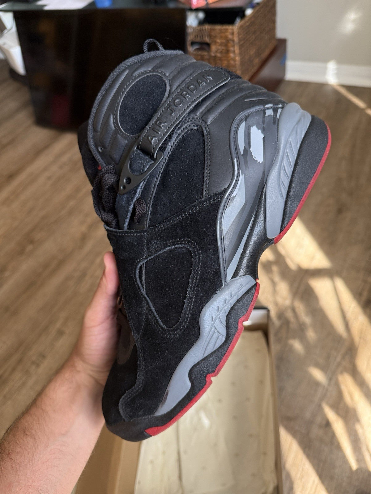 Size 10 - Jordan 8 Retro Black Cement (2017)