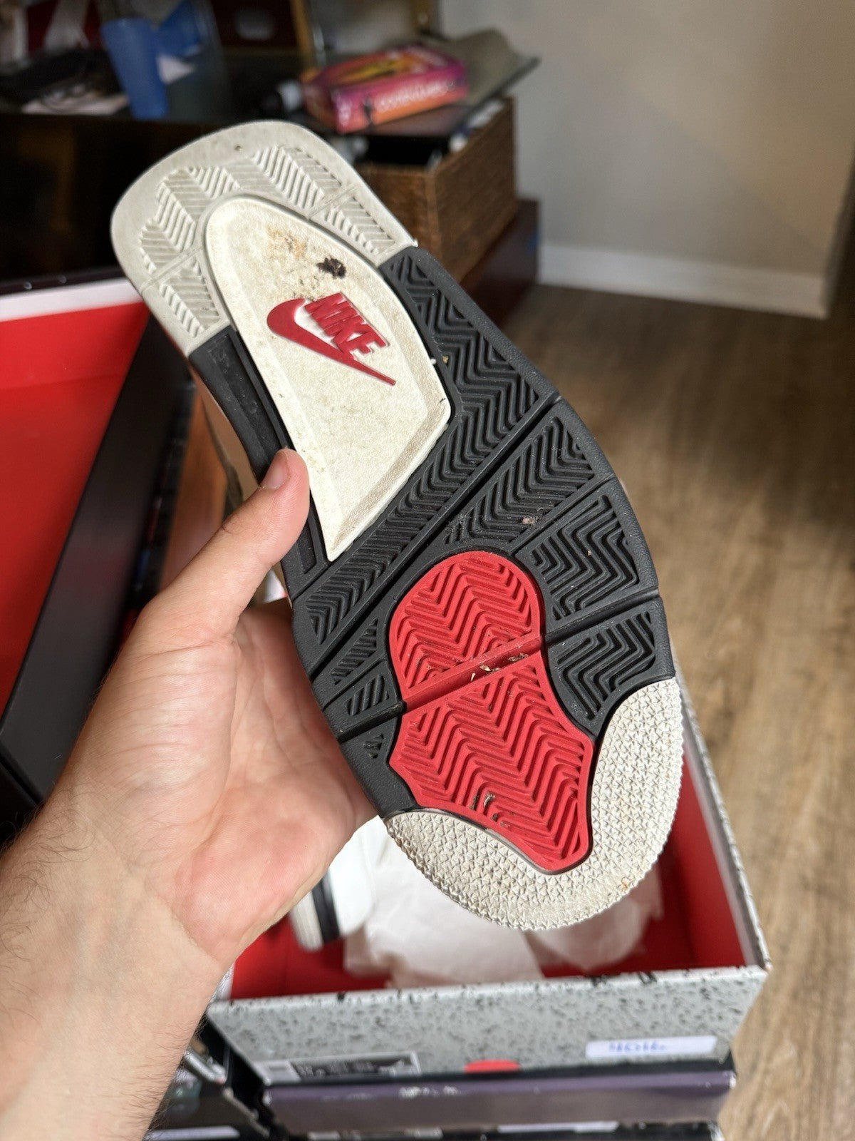 Size 10 - Jordan 4 Retro OG White Cement (2025)