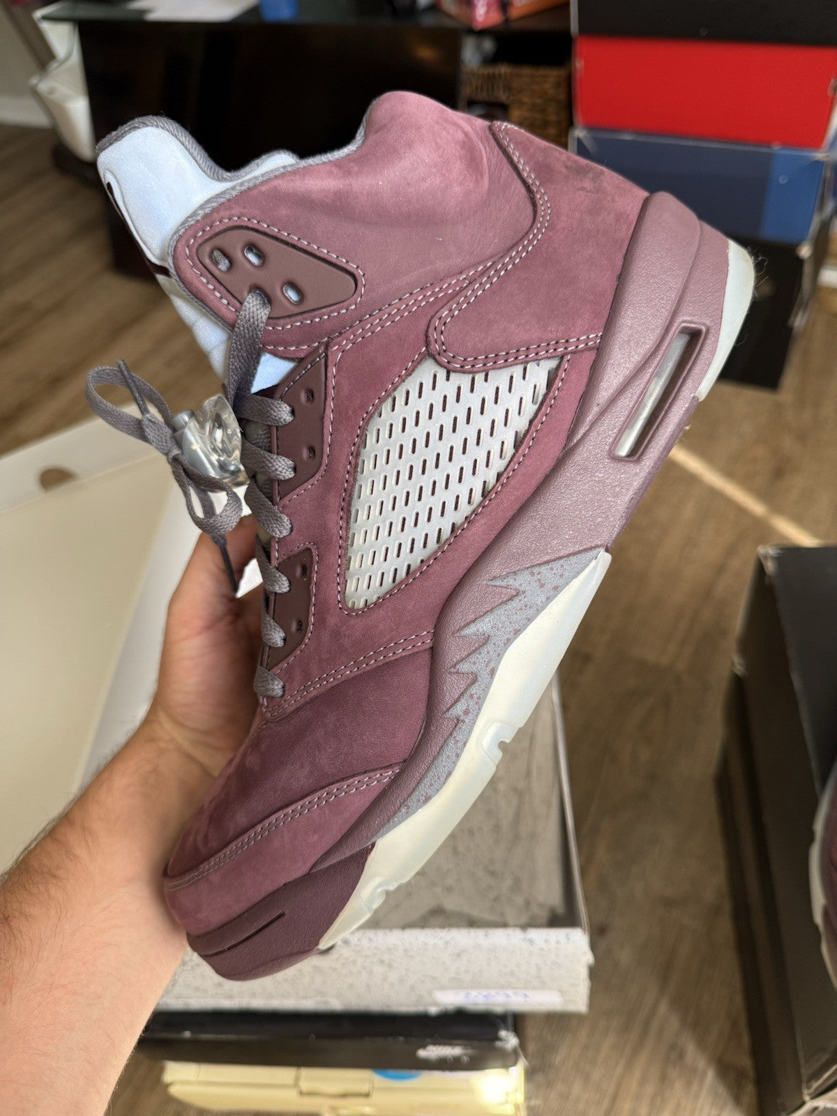 Size 12 - Jordan 5 Retro Burgundy