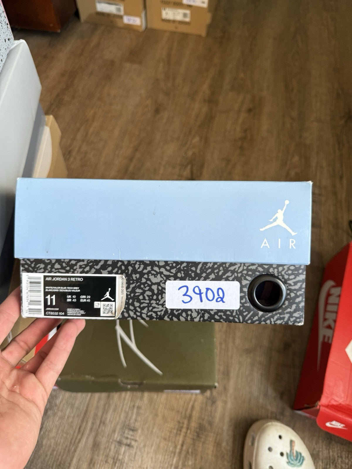 Size 11 - Jordan 3 Retro UNC
