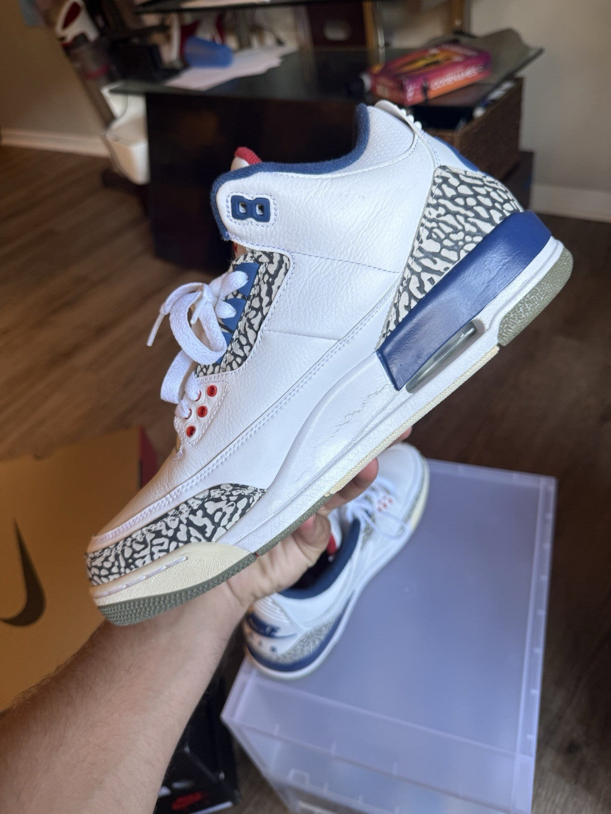 Size 11 - Jordan 3 Retro OG Mid True Blue