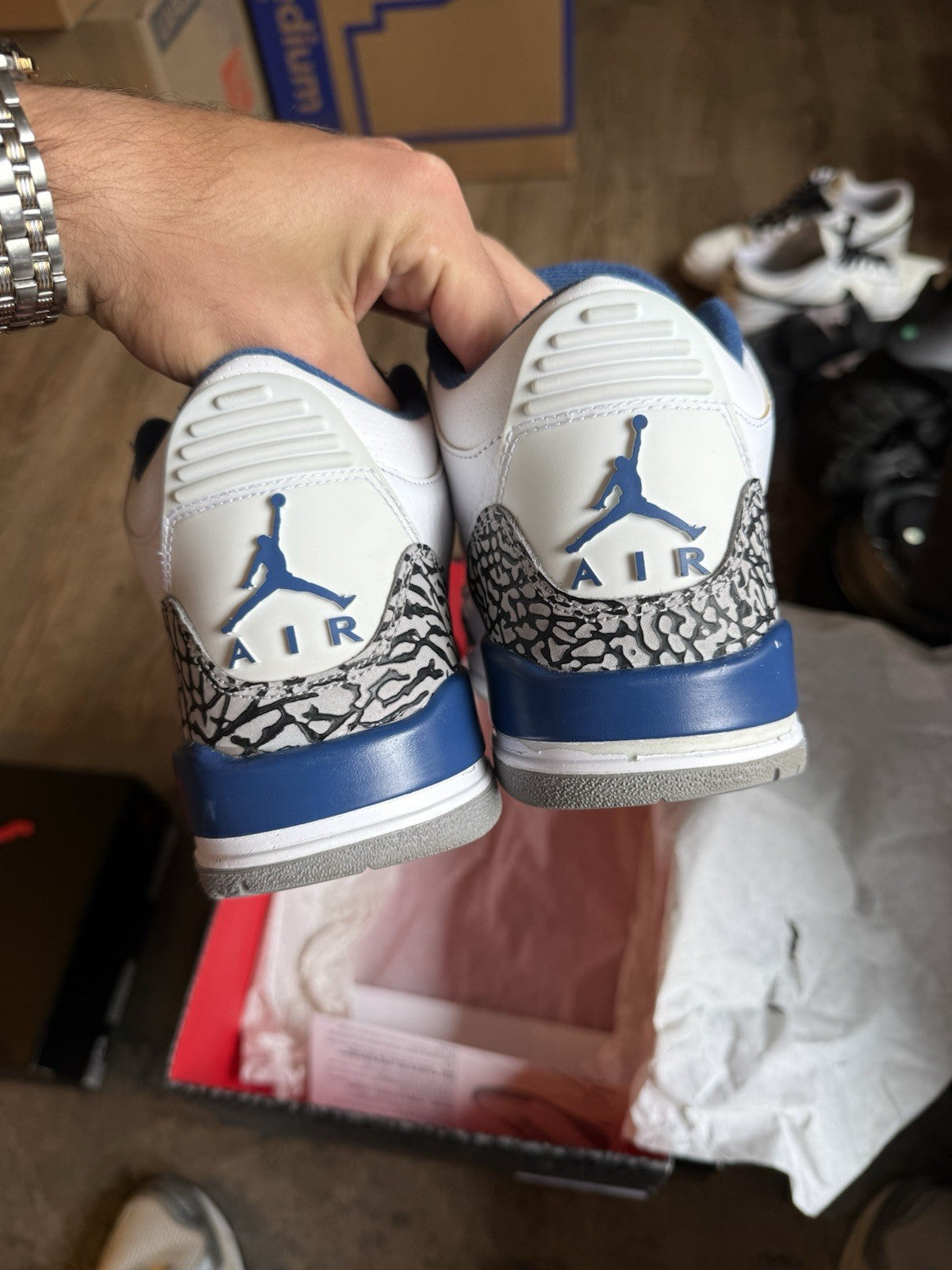 Size 8 - Air Jordan 3 Retro 2011 True Blue