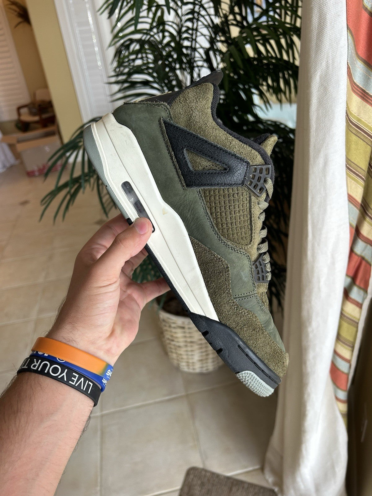 Size 11 - Jordan 4 Retro Craft Olive