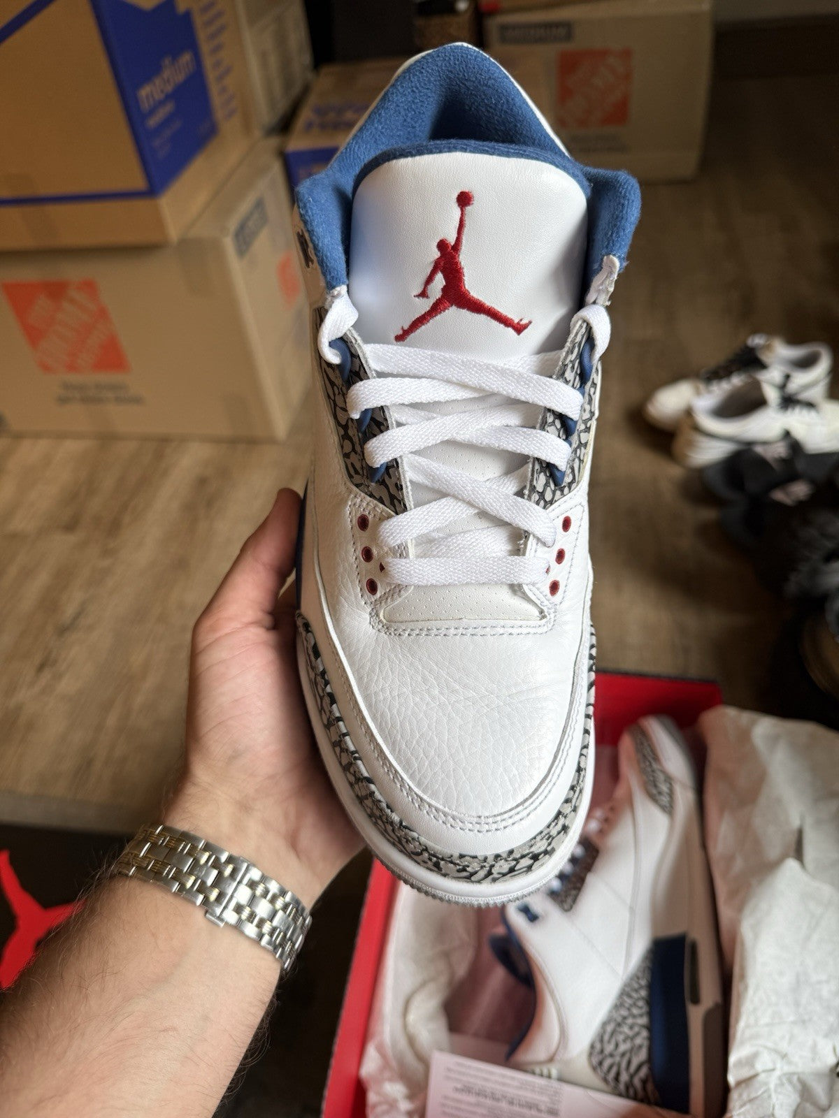 Size 8 - Air Jordan 3 Retro 2011 True Blue