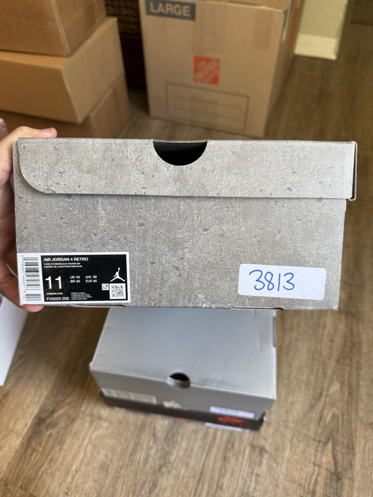 Size 11 - Jordan 4 Retro Cave Stone