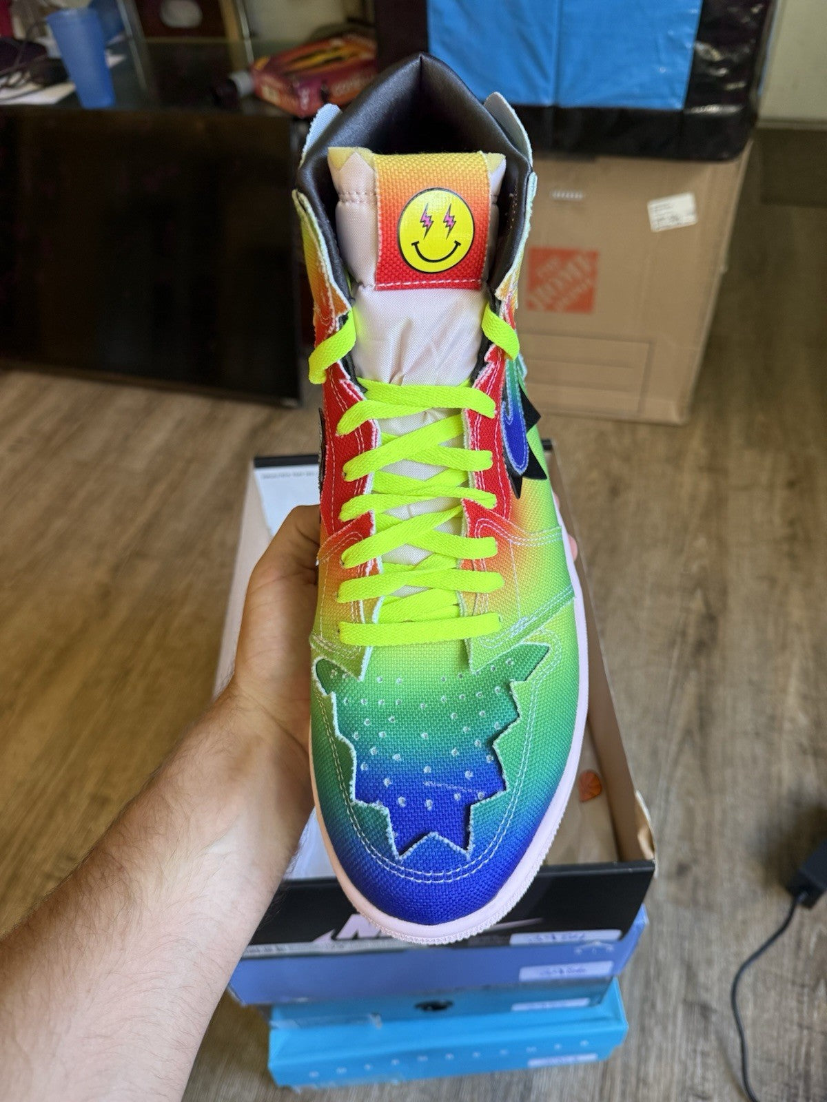Size 14 - Jordan 1 Retro High J Balvin (worn once)