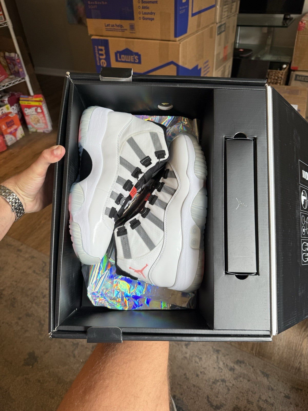 Size 8 - Air Jordan 11 Adapt White