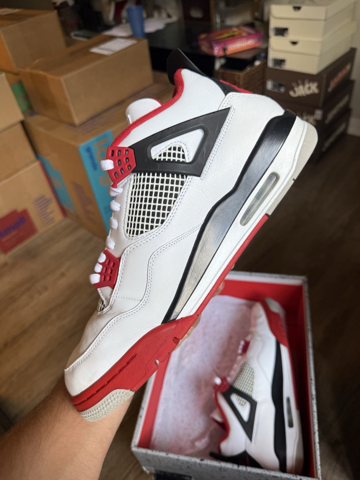 Size 13 - Jordan 4 Retro Fire Red (2020)