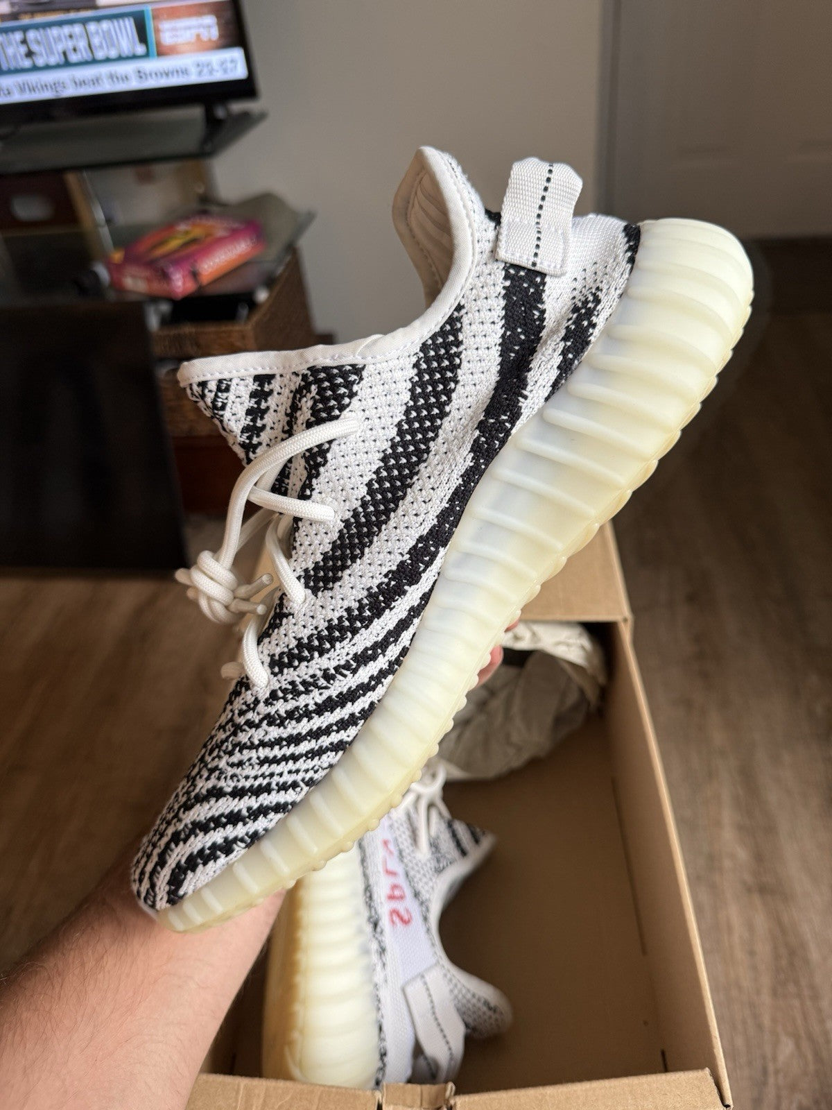 Size 11 - Yeezy Boost 350 V2 Zebra