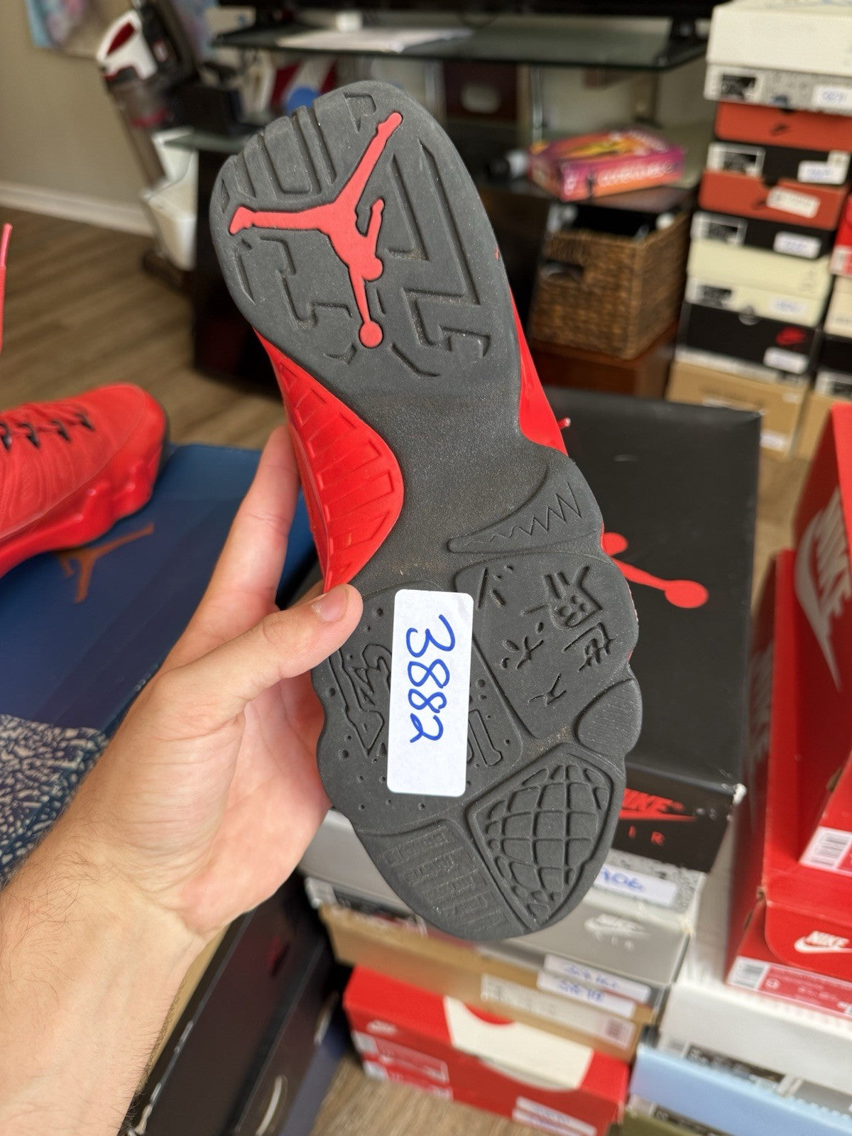 Size 9.5 - Jordan 9 Retro Chile Red