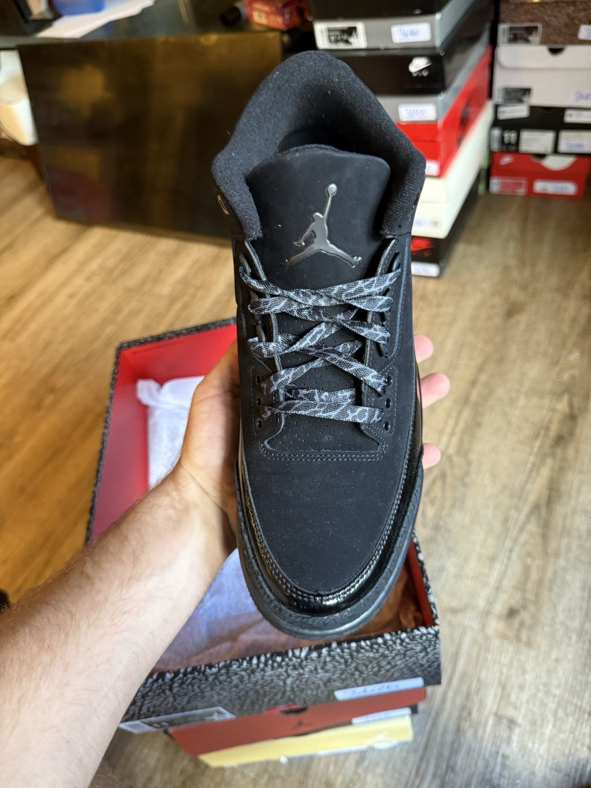 Size 11 -Jordan 3 Retro Black Cat (2025)