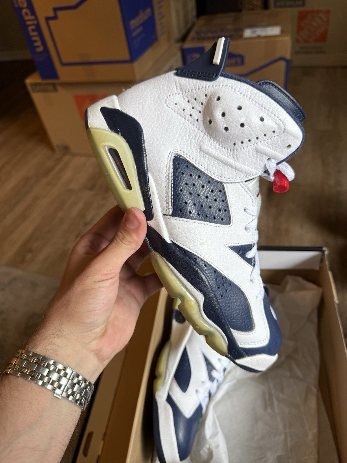 Size 8.5 - Jordan 6 Retro Olympic 2012