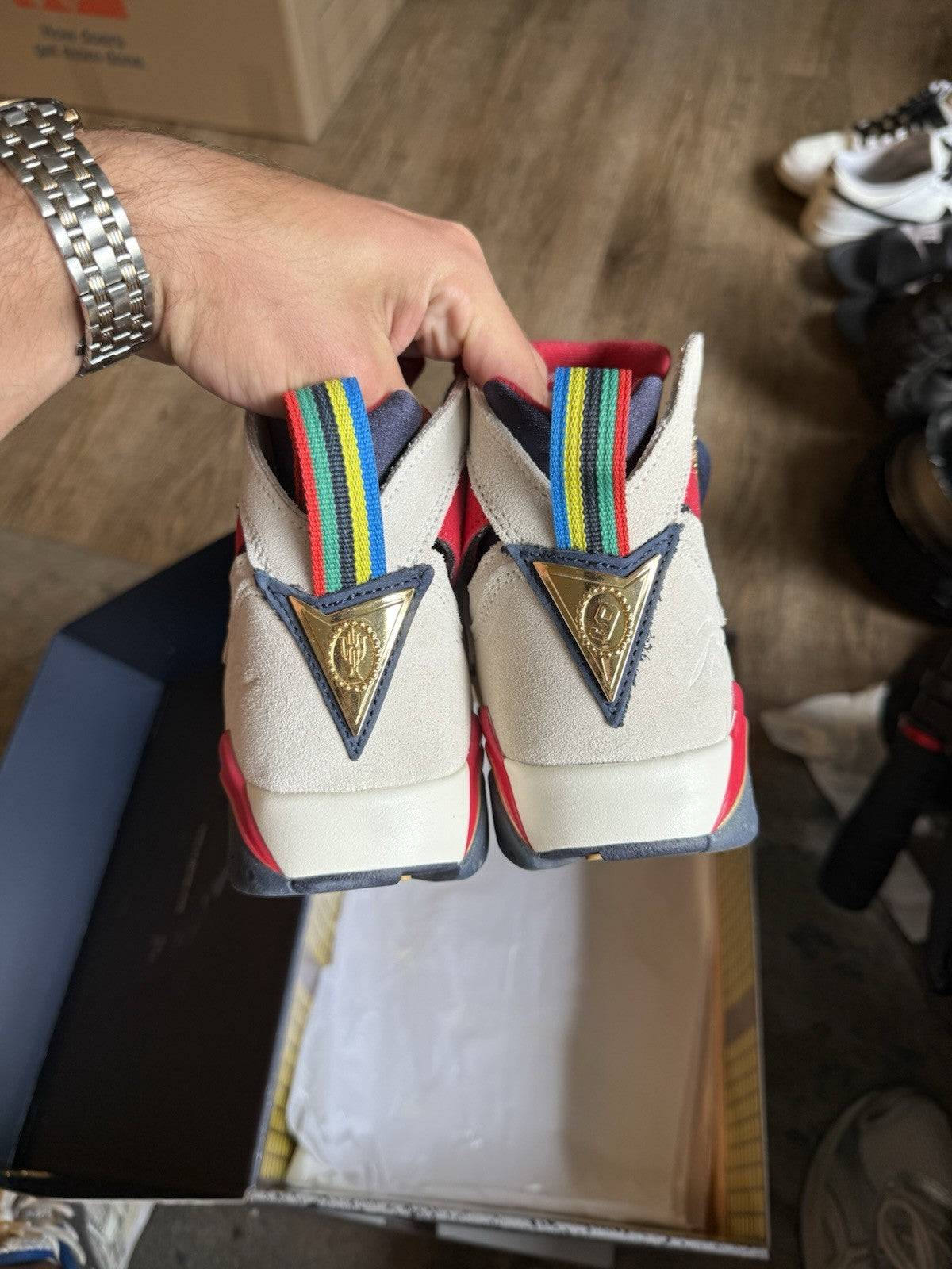 Size 7.5 - Jordan 7 Retro x Trophy Room 'Sheriff In Town'