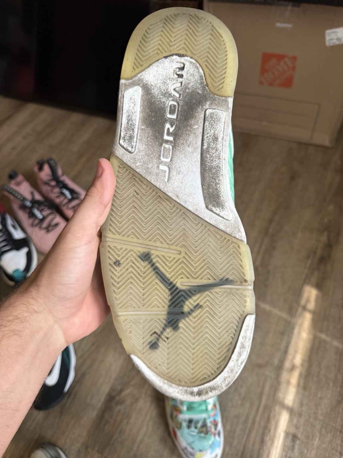 Size 14 - Jordan 5 Retro Wings White