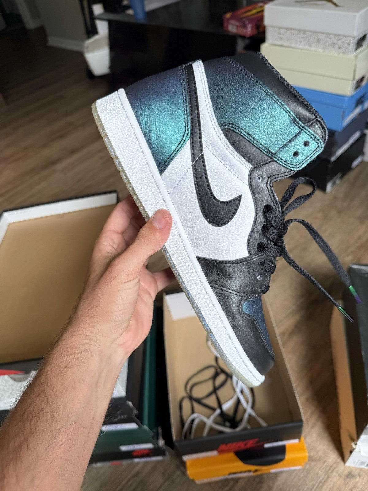 Size 10.5 - Air Jordan 1 Retro OG High All Star - Chameleon