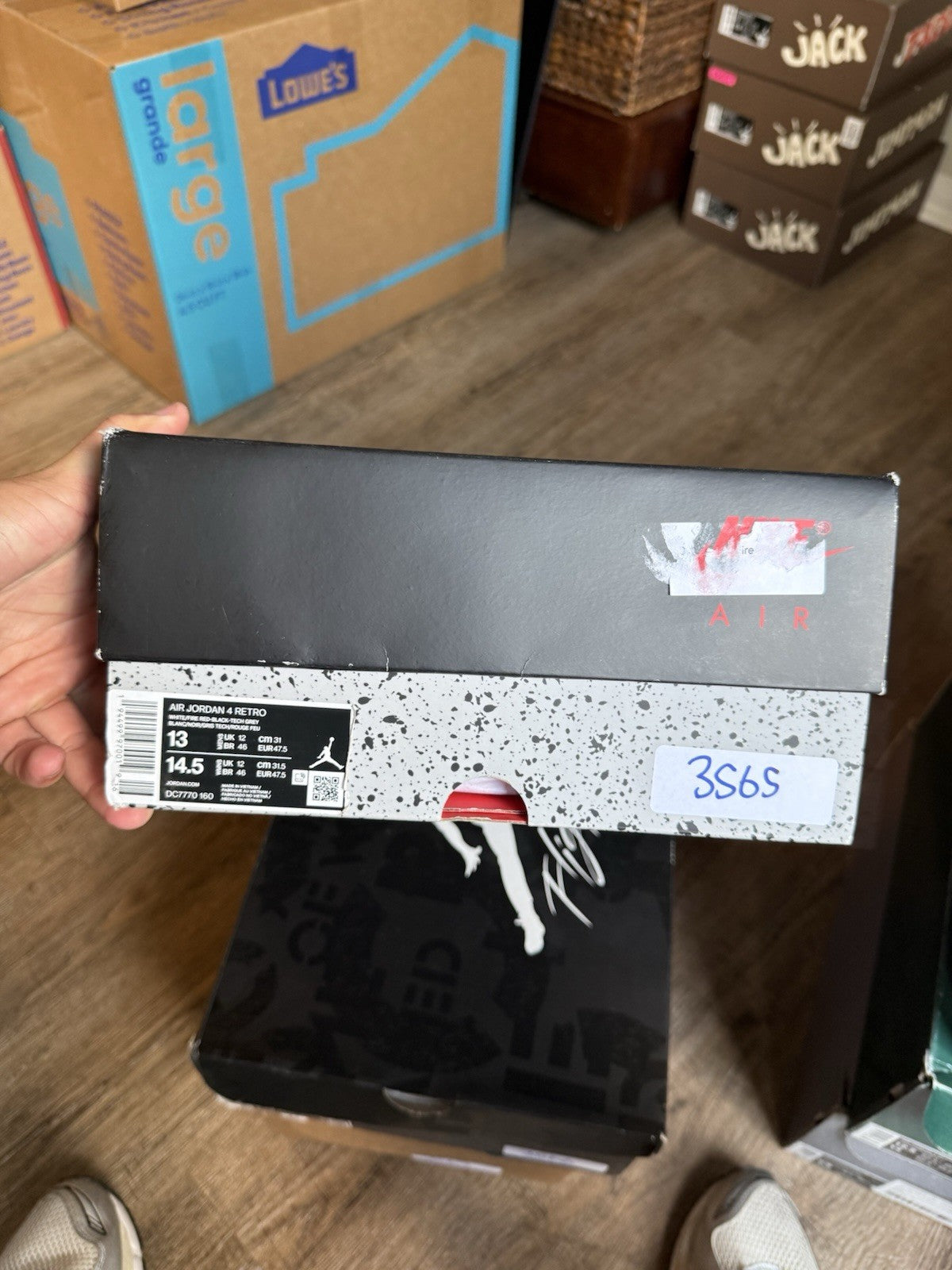 Size 13 - Jordan 4 Retro Fire Red (2020)