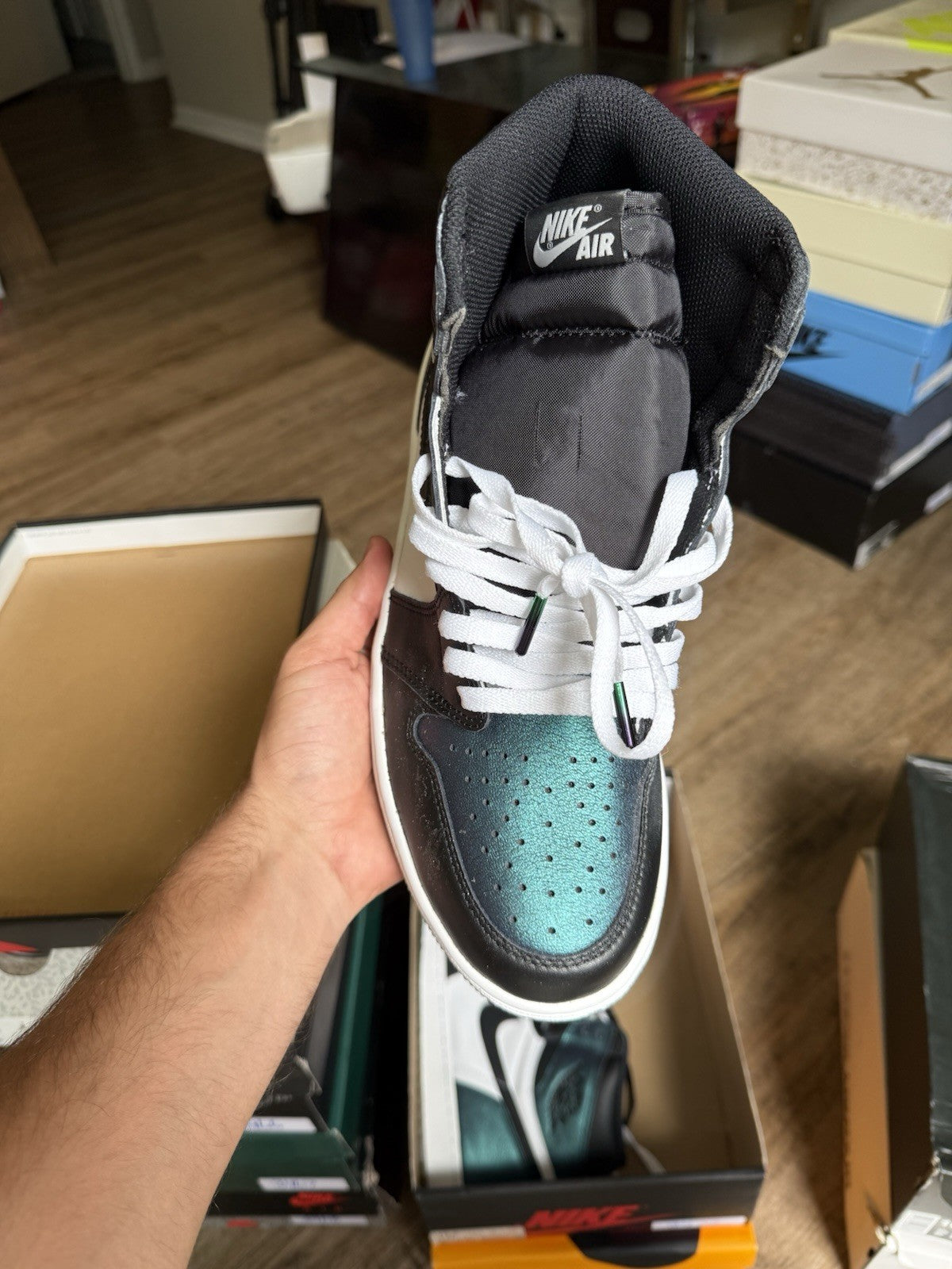 Size 10.5 - Air Jordan 1 Retro OG High All Star - Chameleon