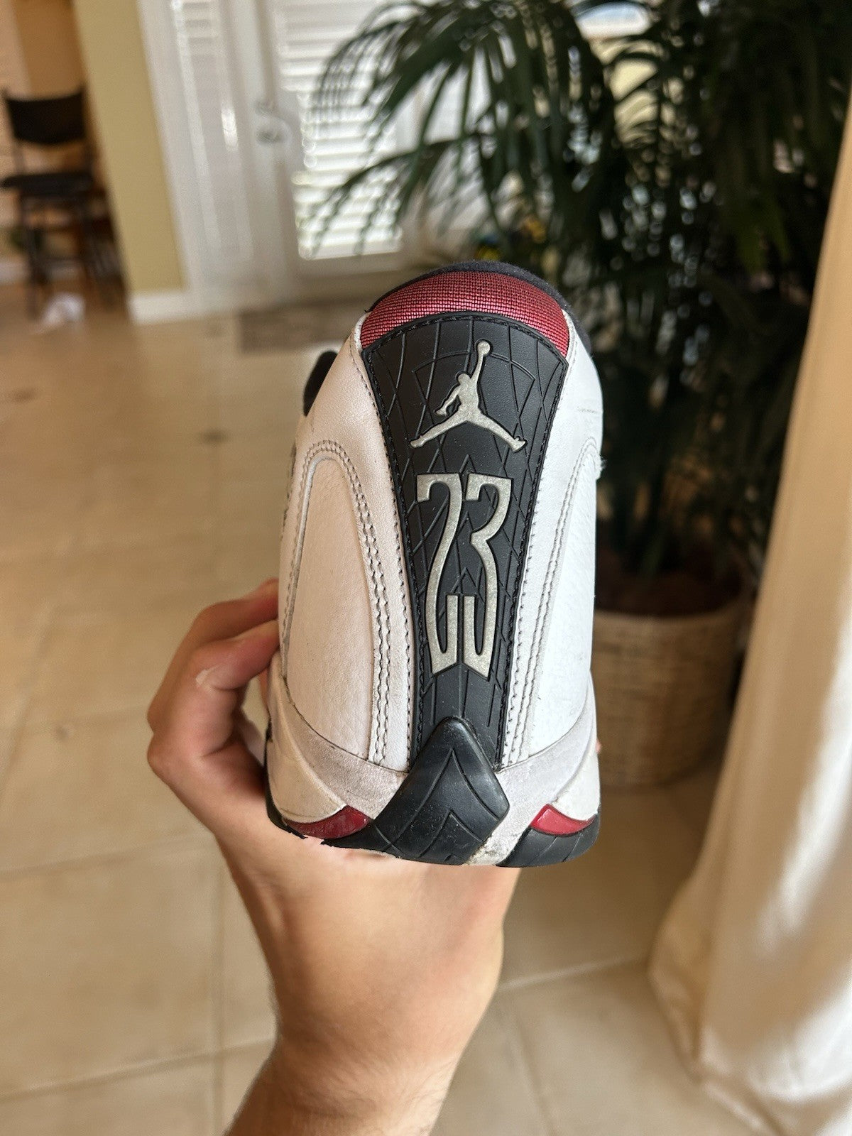 Air Jordan 14 Black Toe 2024 Size 9 487471-160