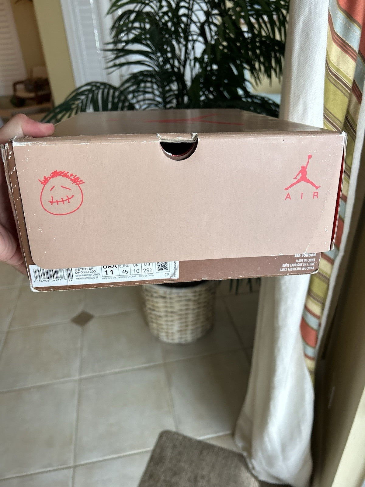 Size 11 - Jordan 6 Retro x Travis Scott Mid British Khaki