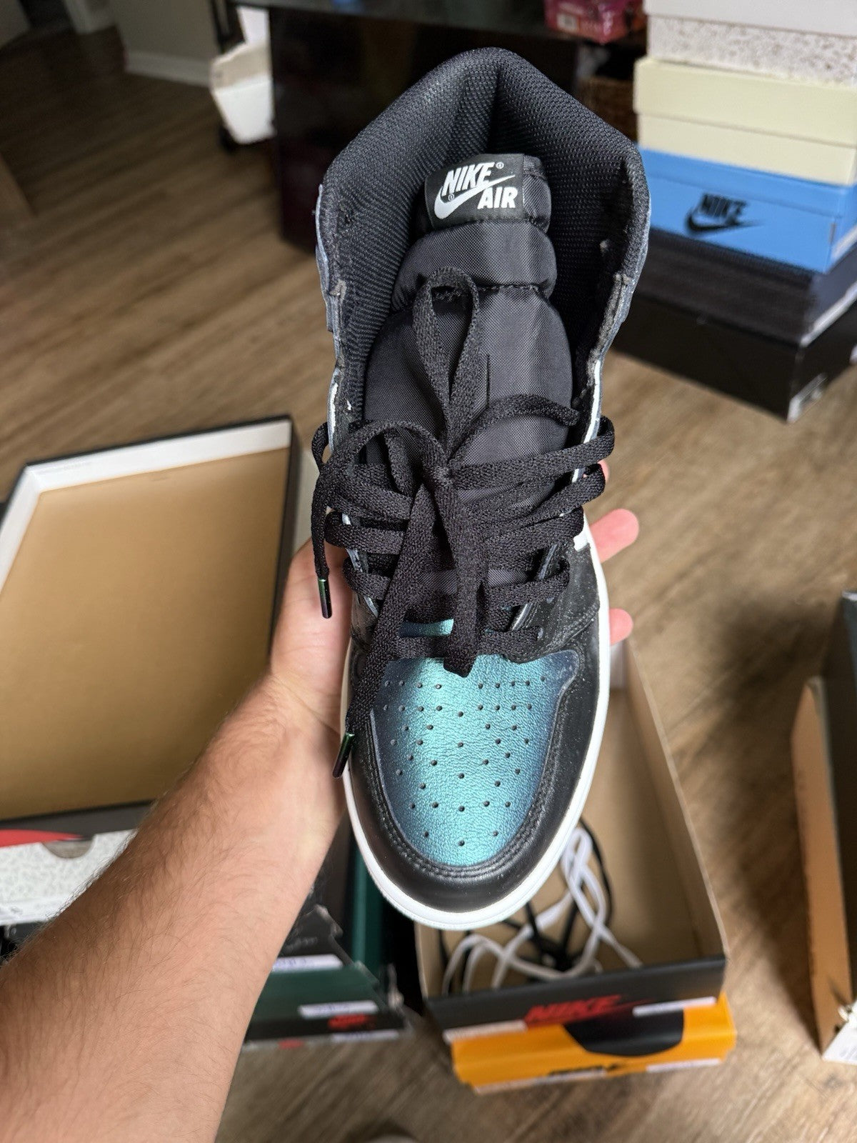 Size 10.5 - Air Jordan 1 Retro OG High All Star - Chameleon