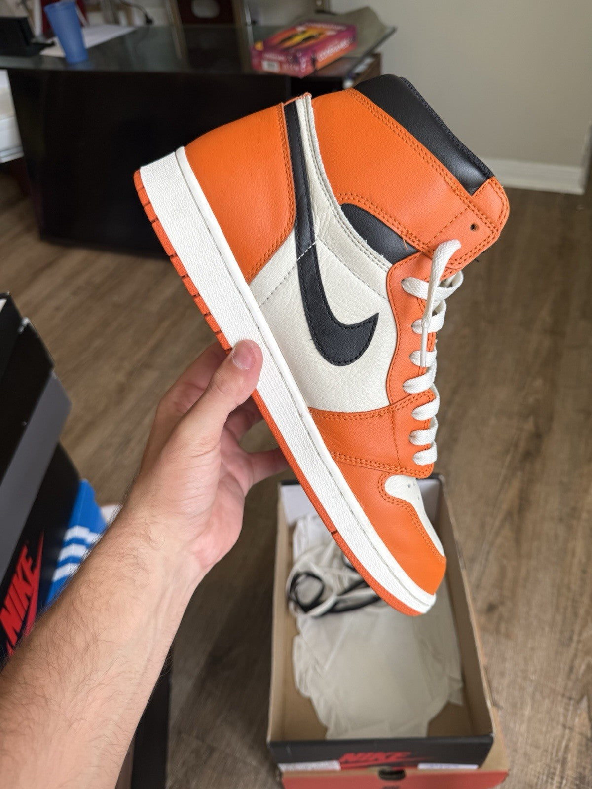 Size 12 - Air Jordan 1 Shattered Backboard Away 2016