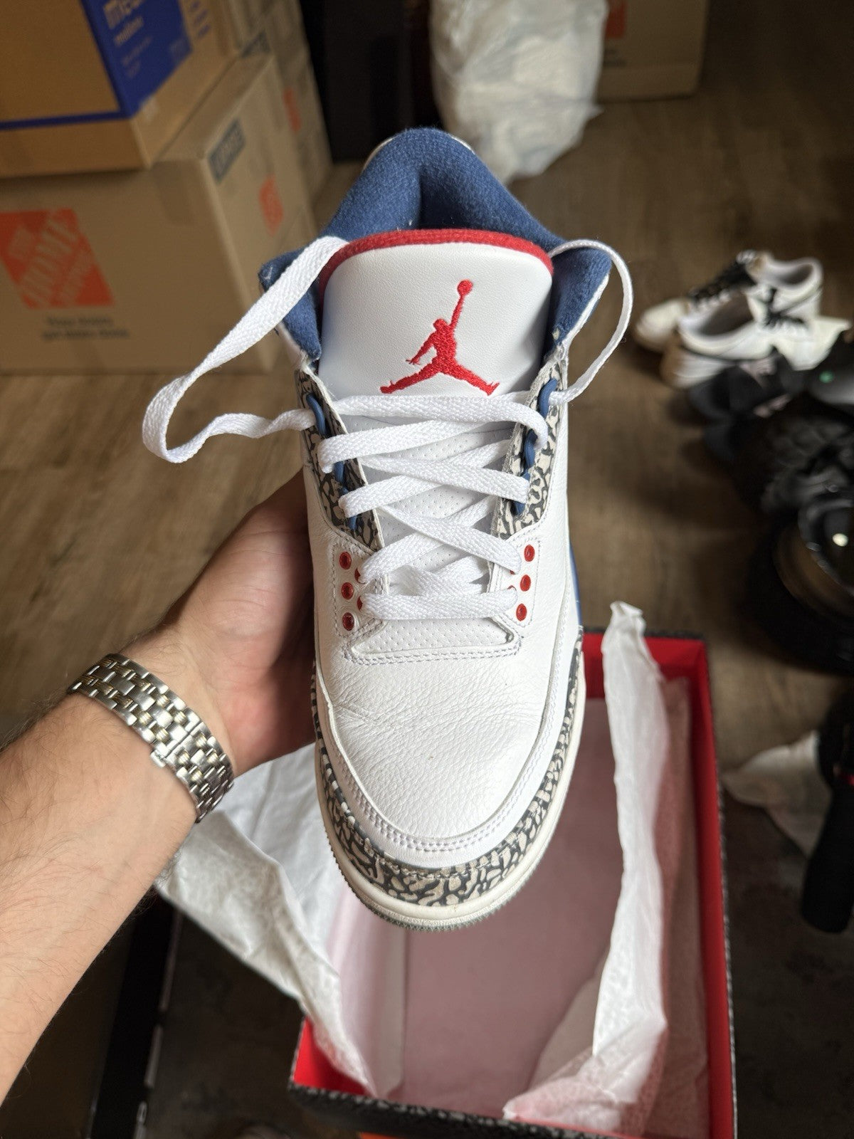 Size 8 - Jordan 3 Retro True Blue (2016)