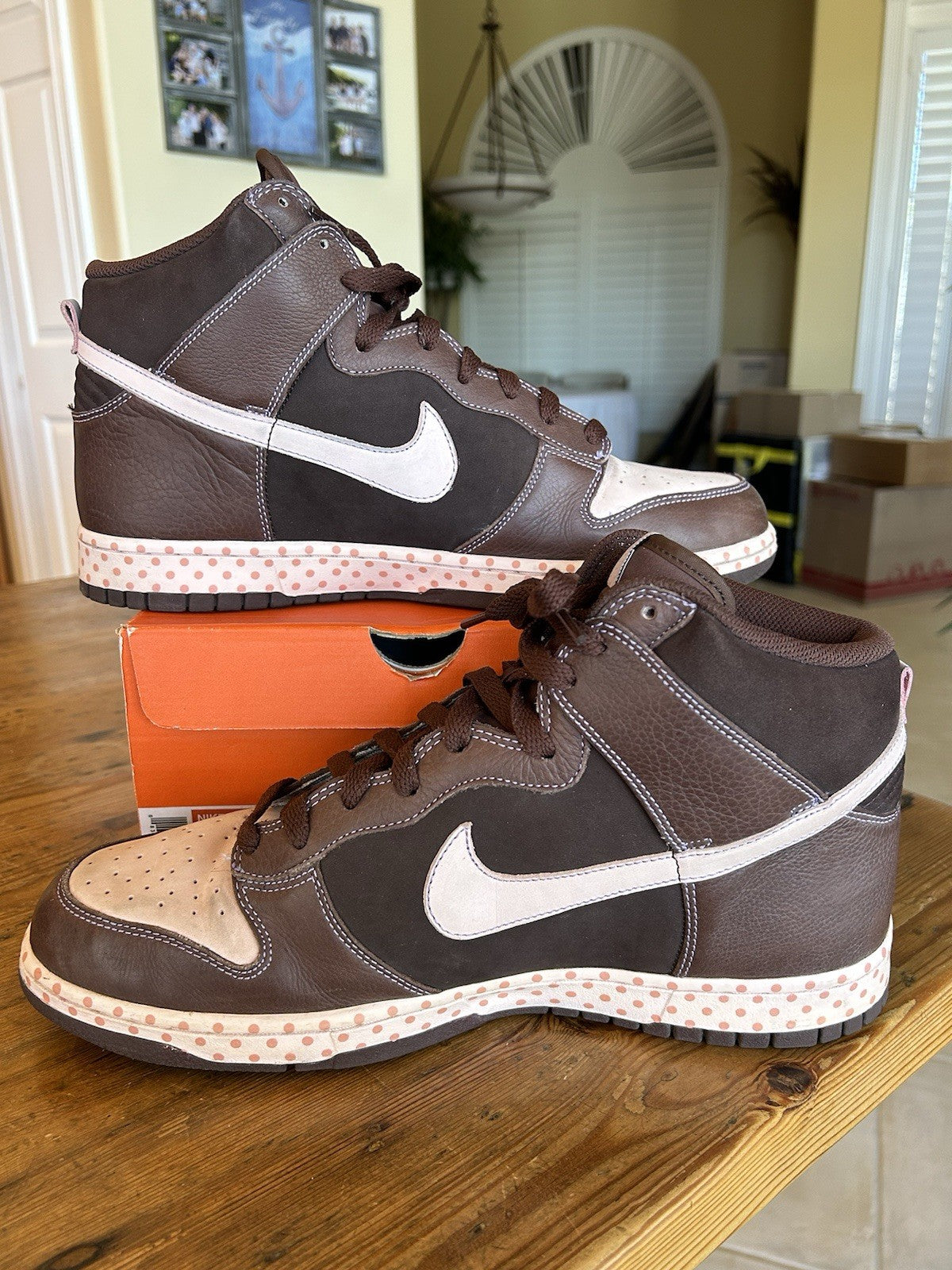 Size 12 - Nike Dunk High Easter Polka Dot