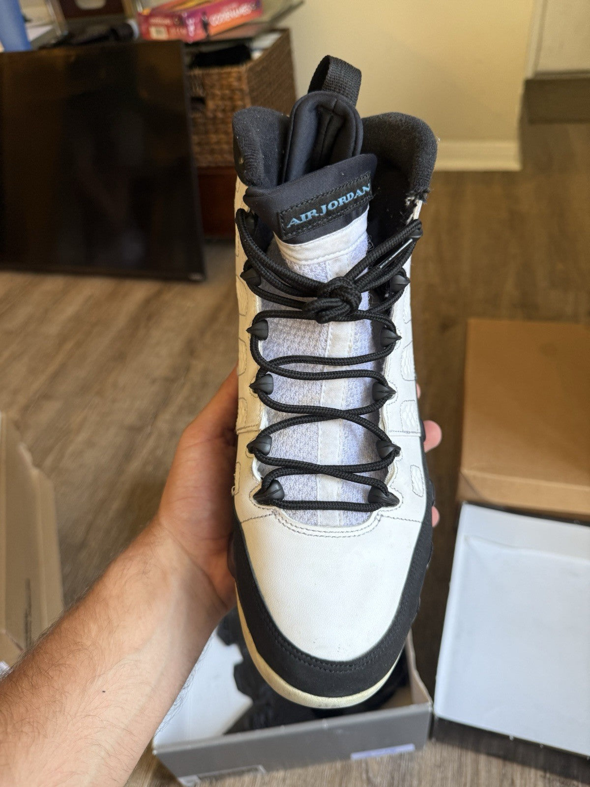 Size 10.5 - Jordan 9 Retro University Blue