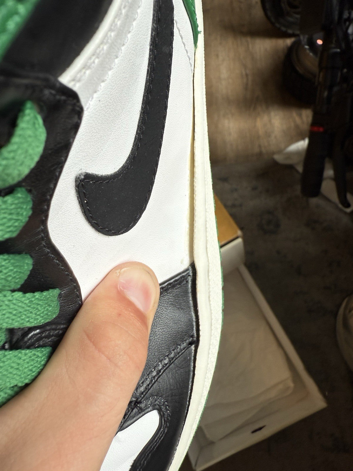 Size 7.5 - Air Jordan 1 Retro DMP High Bulls Celtics Pack (Lightly Worn)