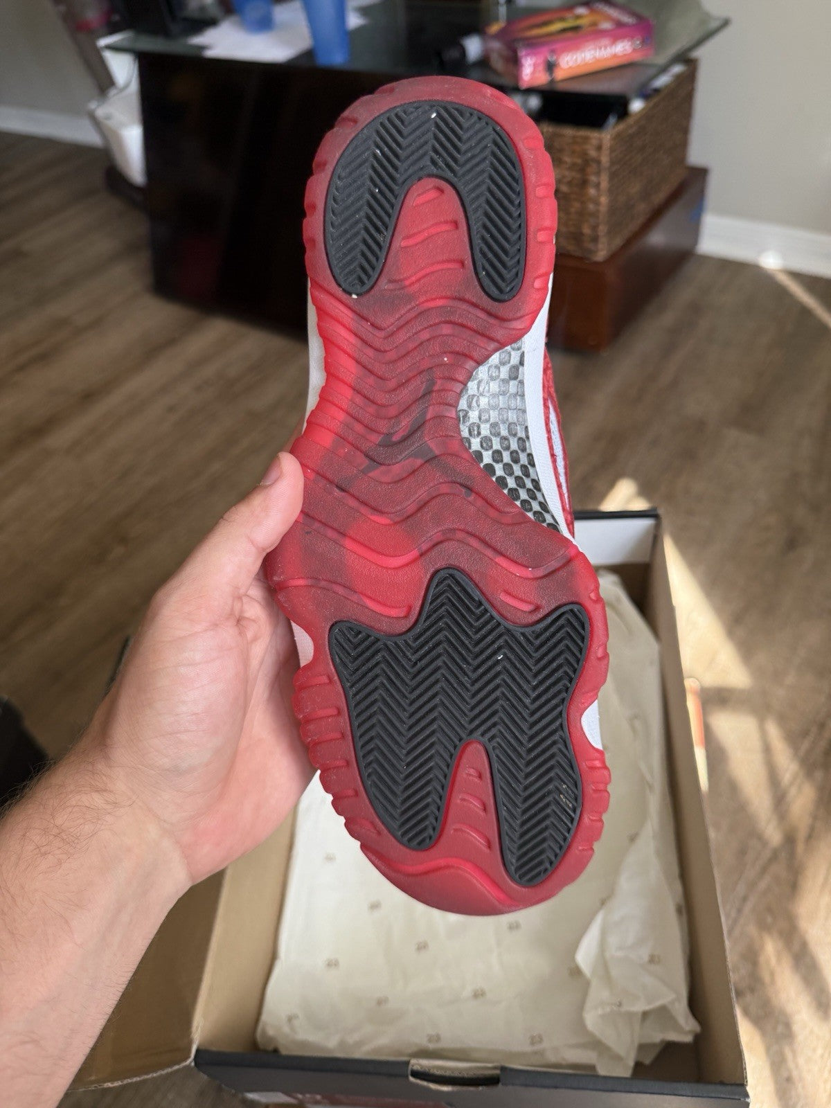 Size 10 - Jordan 11 Retro Low IE Gym Red