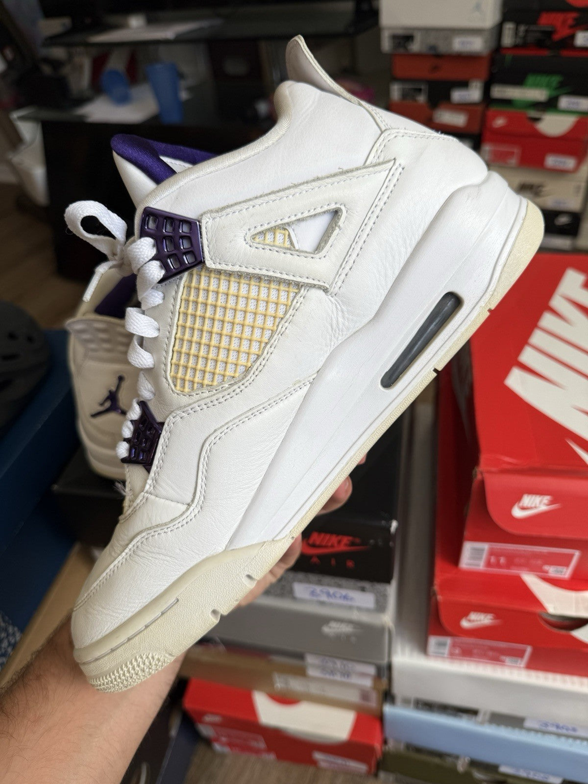 Size 10.5 - Jordan 4 Retro Mid Purple Metallic