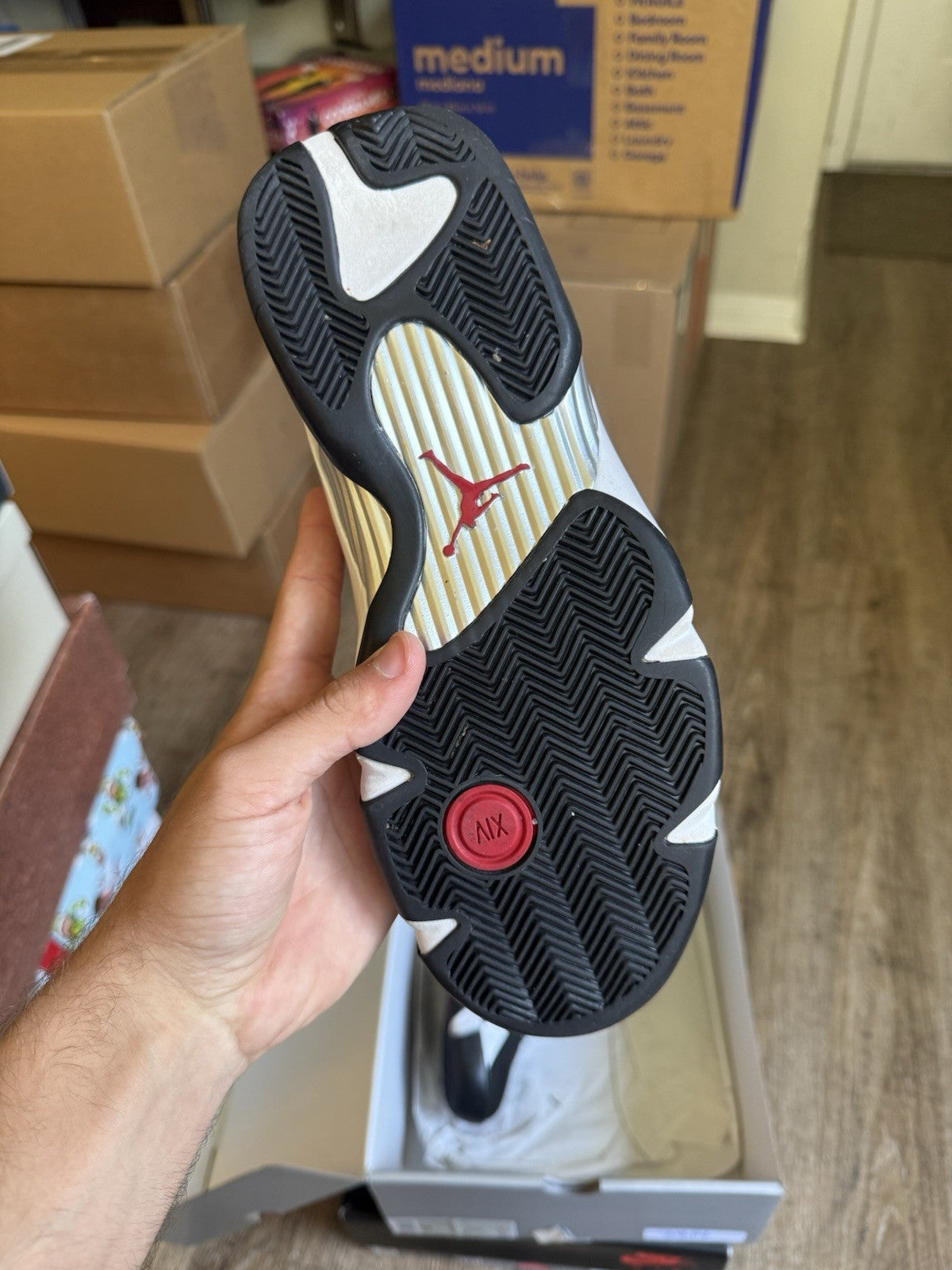 Size 9 - Jordan 14 Retro Black Toe (2024)