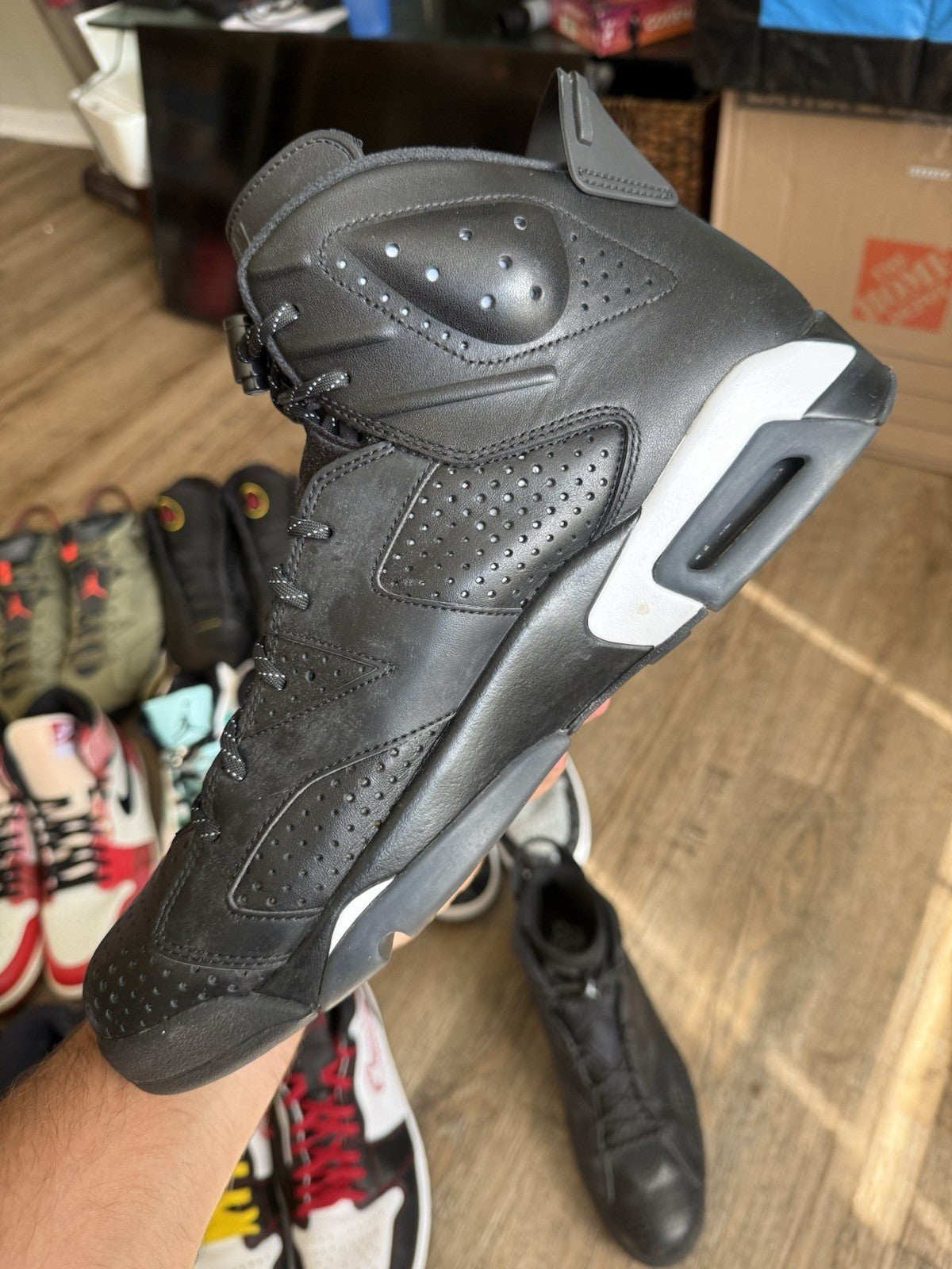 Size 14 - Jordan 6 Retro Black Cat